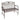 Eeeza Unique Gothic Design Outdoor Iron Frame Bench