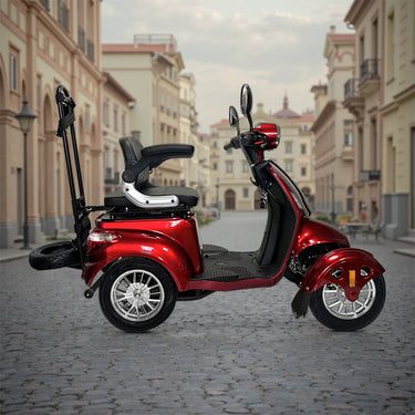 Eeeza 500W 60V 20Ah Electric Mobility Scooter With Golf Ball Rack