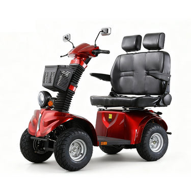 Eeeza 800W 60V 20Ah Wide Seat Electric Mobility Scooter - Red