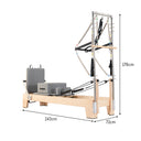 Eeeza Pilates Reformer with Half Trapeze Table