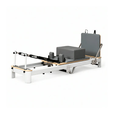 Eeeza Foldable Aluminum Alloy Frame Pilates Reformer - Grey