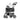Eeeza Foldable And Detachable Wrought Iron Frame Pet Stroller