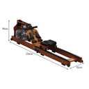 Eeeza Wooden Water Rowing Machine