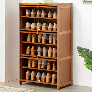 Eeeza Multi-tiered Composite Board Shoe Cabinet