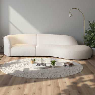 Eeeza Fashionable And Minimalist Lamb Fleece Sofa