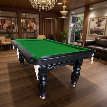 Eeeza 7FT Black Frame Slate Billiard Pool Table With Full Accessories