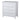Eeeza 4-Drawer Storage Cabinet in White Painted Finish