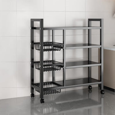 Eeeza Carbon Steel Frame Kitchen Storage Rack
