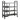 Eeeza Carbon Steel Frame Kitchen Storage Rack