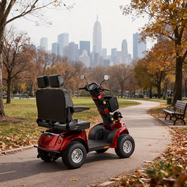 Eeeza B56B Duo Electric Mobility Scooter, 800W 60V 20Ah