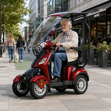 Eeeza B03/B03B 4-Wheel Electric Mobility Scooter, 500W ,150kg Max Load