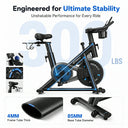 MERACH S26 Magnetic Exercise Bike, 25dB, Black