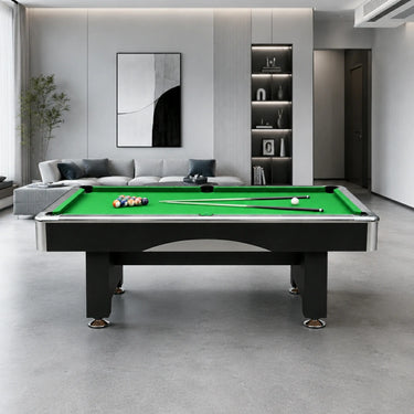 DOBO Billiard Pool Table with Velvet Tablecloth, Full Accessories, 8ft