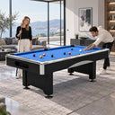 DOBO Billiard Pool Table with Velvet Tablecloth, Full Accessories, 8ft