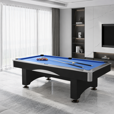 DOBO Billiard Pool Table with Velvet Tablecloth, Full Accessories, 8ft