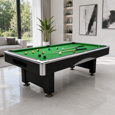 DOBO Billiard Pool Table with Velvet Tablecloth, Full Accessories, 8ft
