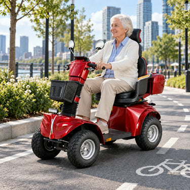 Eeeza DJD2D Foldable Electric Mobility Scooter, 1000W 60V 20Ah