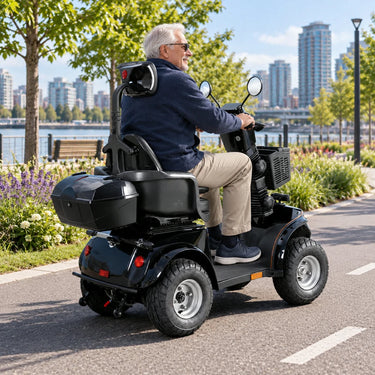 Eeeza DJD2D Foldable Electric Mobility Scooter, 1000W 60V 20Ah