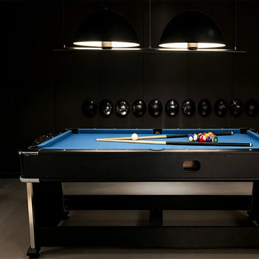 Eeeza 4 In 1 Multi-functional Game Table with Accessories, MDF, 7ft