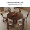 Eeeza Essence Vintage Dining Table, Multi-Layer Board (MLB)‌, Round