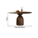 Eeeza Essence Vintage Dining Table, Multi-Layer Board (MLB)‌, Round