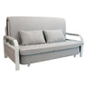 Convertible Sofa Bed with Hidden Storage and 2 Cushions,2-seater, Gray