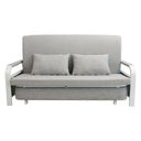 Convertible Sofa Bed with Hidden Storage and 2 Cushions,2-seater, Gray