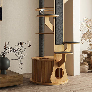 Eeeza Multi-Functional Cat Tree, MDF, 190cm