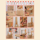 Eeeza Multi-Functional Cat Tree, MDF, 190cm