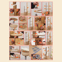 Eeeza Multi-Functional Cat Tree, MDF, 190cm