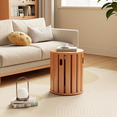 Eeeza Classic Stools Set for Living Room, Wood, 4pcs
