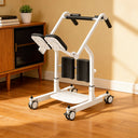 Eeeza HD006 Transfer Stand-up Wheelchair, Steel, 135kg Capacity, White