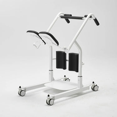 Eeeza HD006 Transfer Stand-up Wheelchair, Steel, 135kg Capacity, White