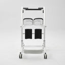 Eeeza HD006 Transfer Stand-up Wheelchair, Steel, 135kg Capacity, White