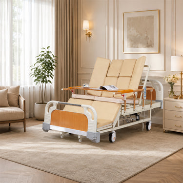 Adjustable Electric Bed for Senior with Nursing Mattress