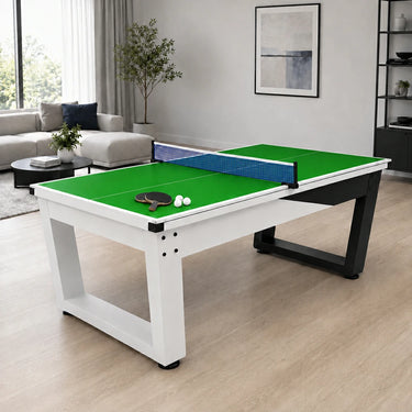 Pool Table with Marble Slate, Iron Legs and Complete Accessories, 8ft