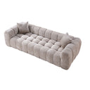Eeeza Marshmallow Cloud Compression Sofa with 2 Cushions, 4-seater