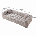Eeeza Marshmallow Cloud Compression Sofa with 2 Cushions, 4-seater