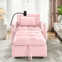 Single-seater Sofa Bed with USB Ports and a Phone Holder, 1.9m Length