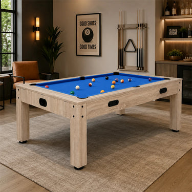 Eeeza 4-in-1 Multi-functional Game Table with Full Accessories, 7ft