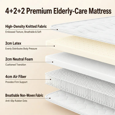 Jemeela Electric Adjustable Home Care Bed with Safety Rails