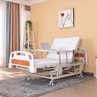Jemeela Electric Adjustable Bed with Latex Mattress for Home Care