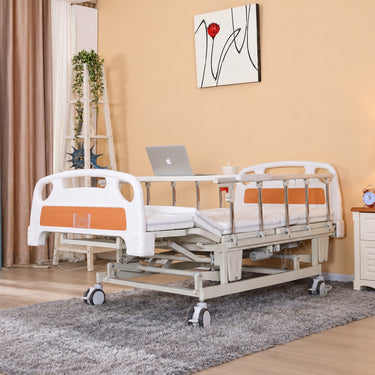 Jemeela Electric Adjustable Bed with Latex Mattress for Home Care