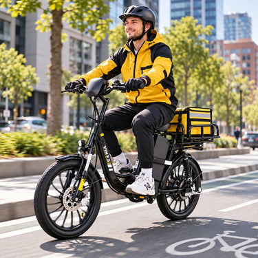 VINXS MY26 Electric Cargo Bike, Black, 48V, 52Ah, 2496Wh
