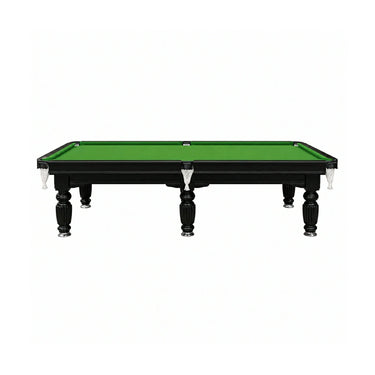 Eeeza Slate Billiard Pool Table with Accessories, Black Frame, 9Ft