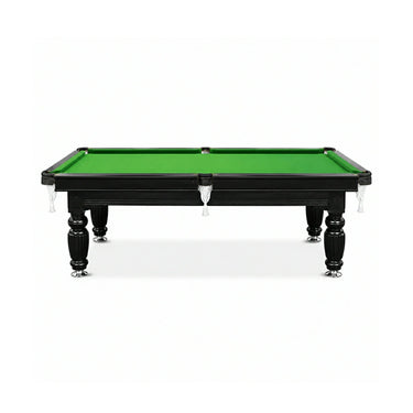 Eeeza Slate Billiard Pool Table with Accessories, Black Frame, 7Ft