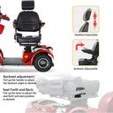 Eeeza 500W 48V 20Ah Electric Mobility Scooter