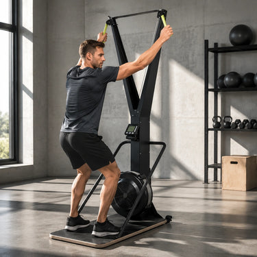 Eeeza Air Ski Trainer for Compact Home Gym Cardio, 300kg Capacity